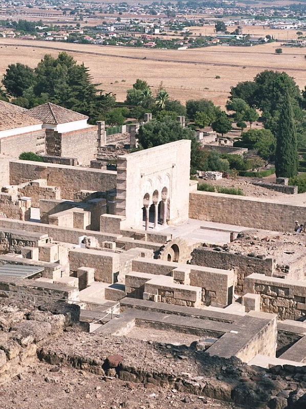 Aerial view of the most important archaeological site in Cordoba.