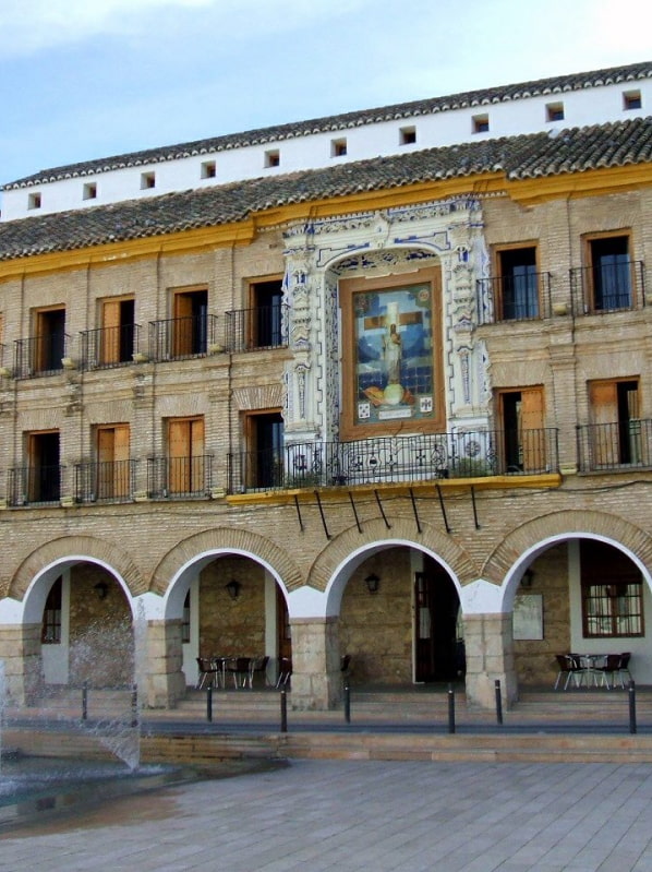 Constitution Square in Baena, Cordoba
