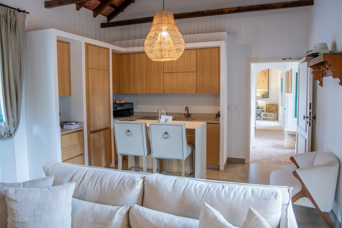 Zona de cocina de la habitación Suite Presidencial